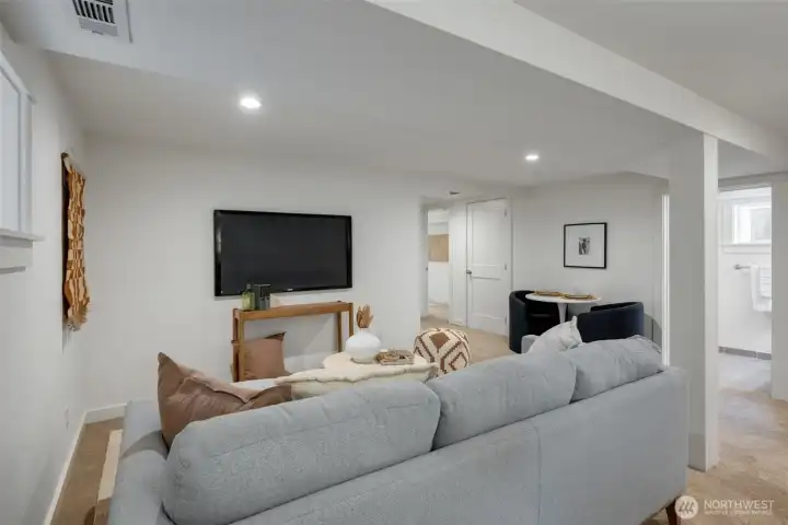 lower level family room