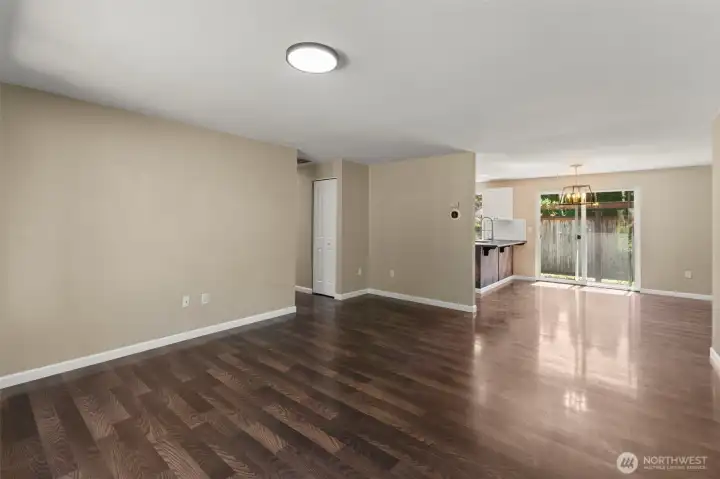 Family room from entry