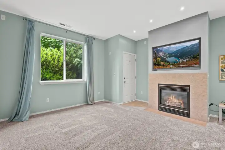 Family Room with Fireplace Family Room with Fireplace