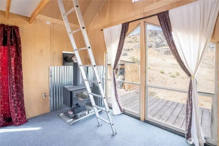 interiorshe shed with ladder to loft interiorshe shed with ladder to loft