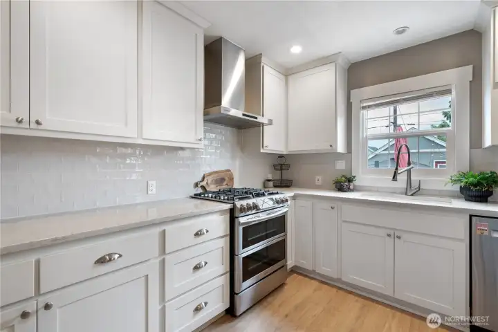 Remodeled kitchen