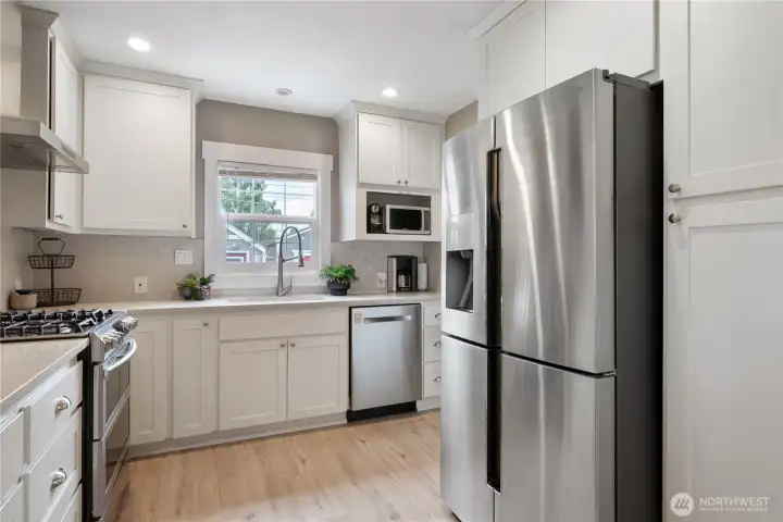 Remodeled kitchen