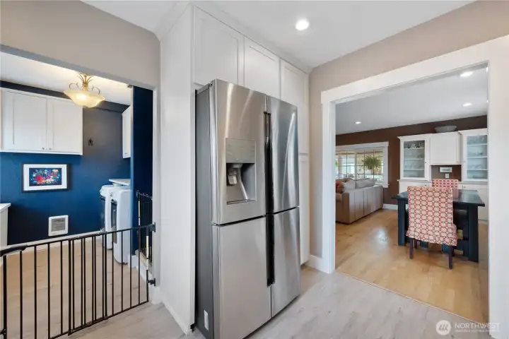 Kitchen to laundry room