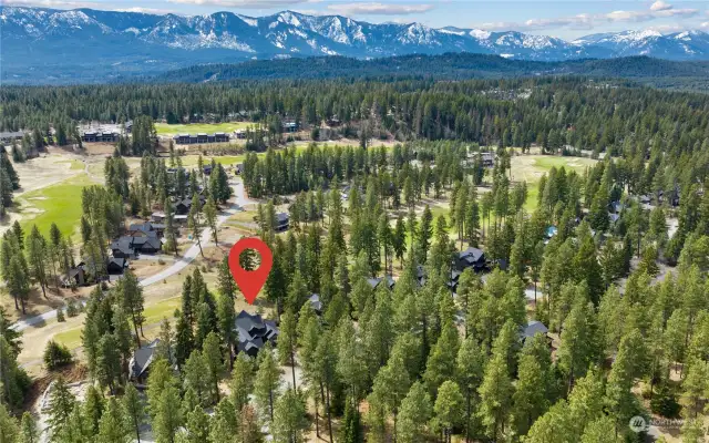 Aerial view of neighborhood. Photo from previous listing