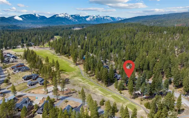 Aerial view of neighborhood. Photo from previous listing