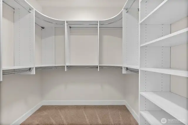 Primary walk-in closet