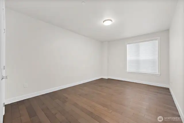 A very spacious second bedroom.
