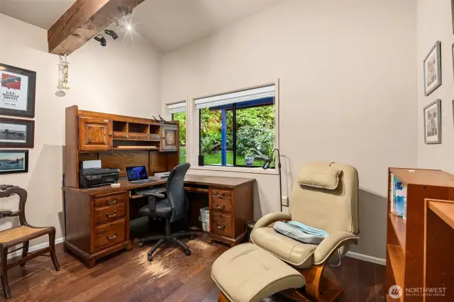 Lower level office (closet not shown in photo)