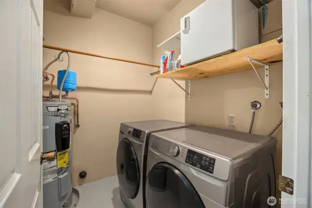 Lower level laundry room