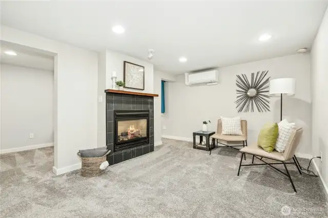 Sitting area in primary Bedroom