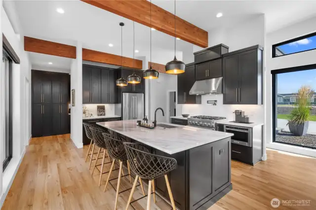 Hardwood floors throughout.