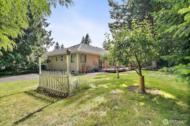 Extra parking or RV parking on side of house