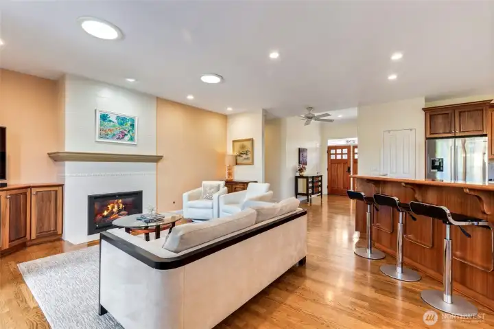 Another view of the great room/family room area. You can see how open and flowing this design is