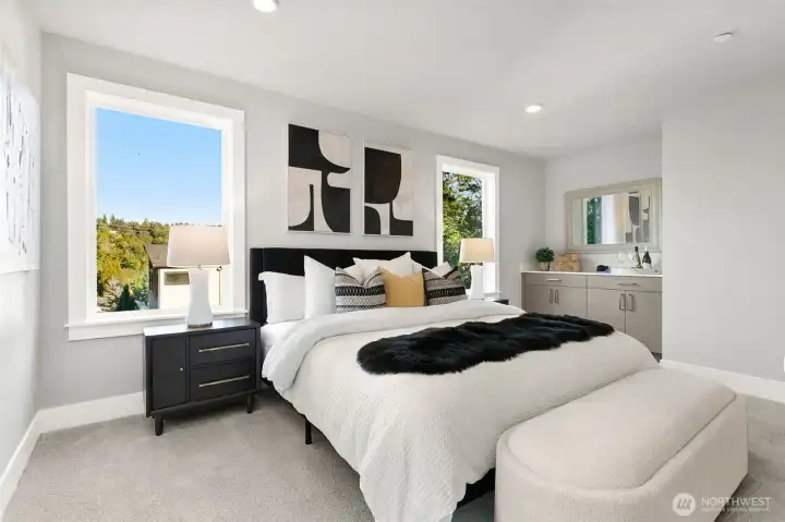 Pictures of model. Lot one is the only home with a similar but different floor plan.