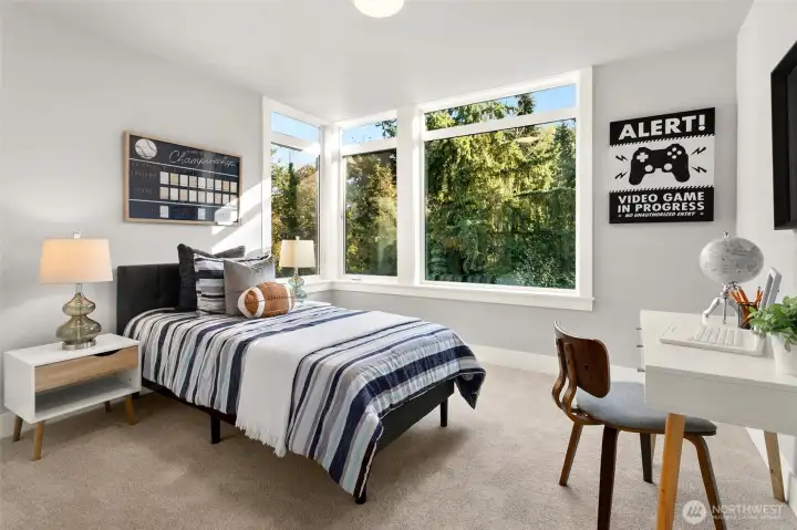 Pictures of model. Lot one is the only home with a similar but different floor plan.