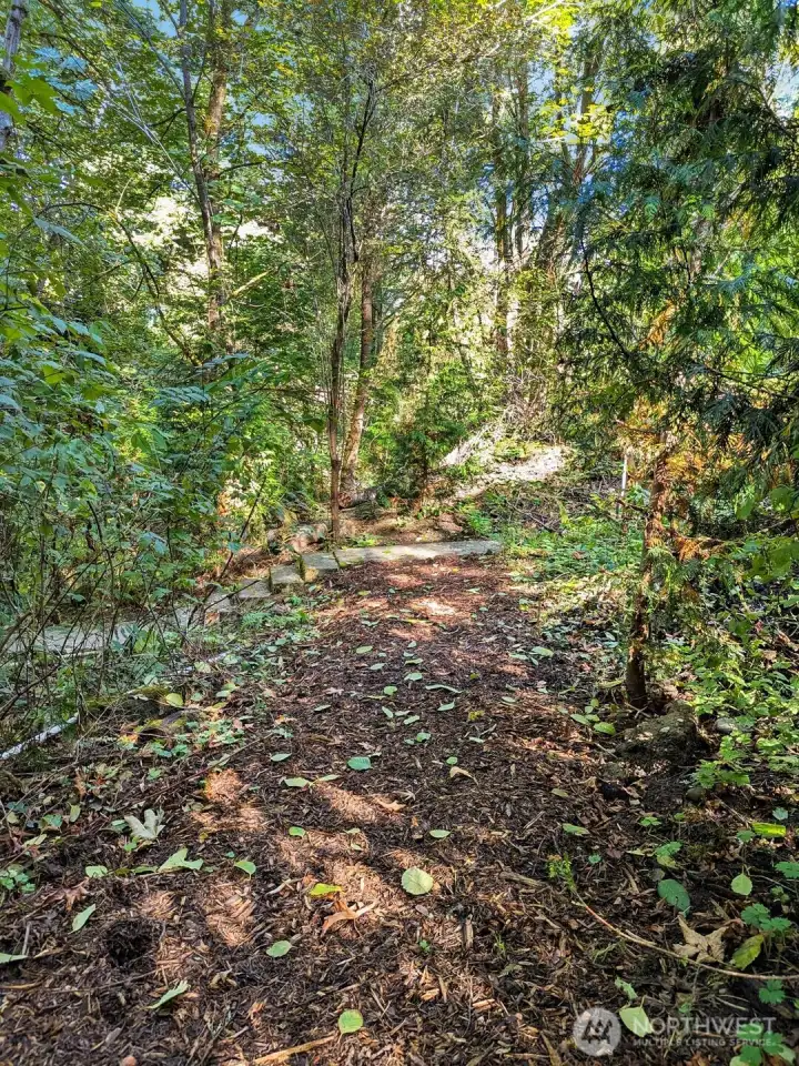 Protected nature reserve trail that loop back into you the community makes a perfect morning walk!