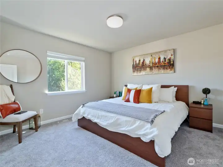 Upper floor secondary bedroom