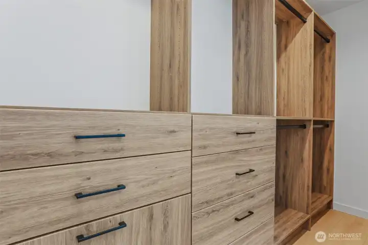 Professional Built-In Private Suite Walk-In Closet