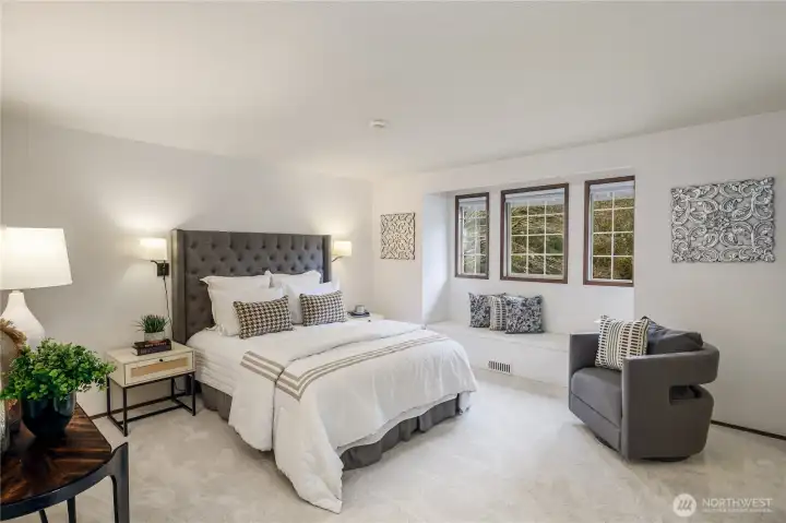 Another view of the fabulous primary bedroom