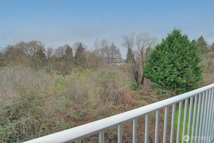 Not a neighbor in sight.