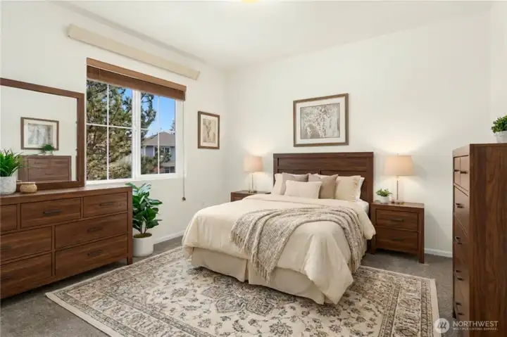 1st guest bedroom, staged.