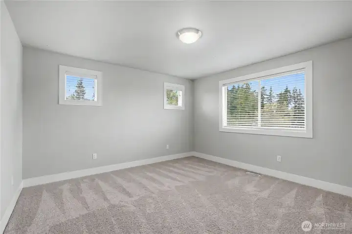 Bedroom #4 view without virtual staging.