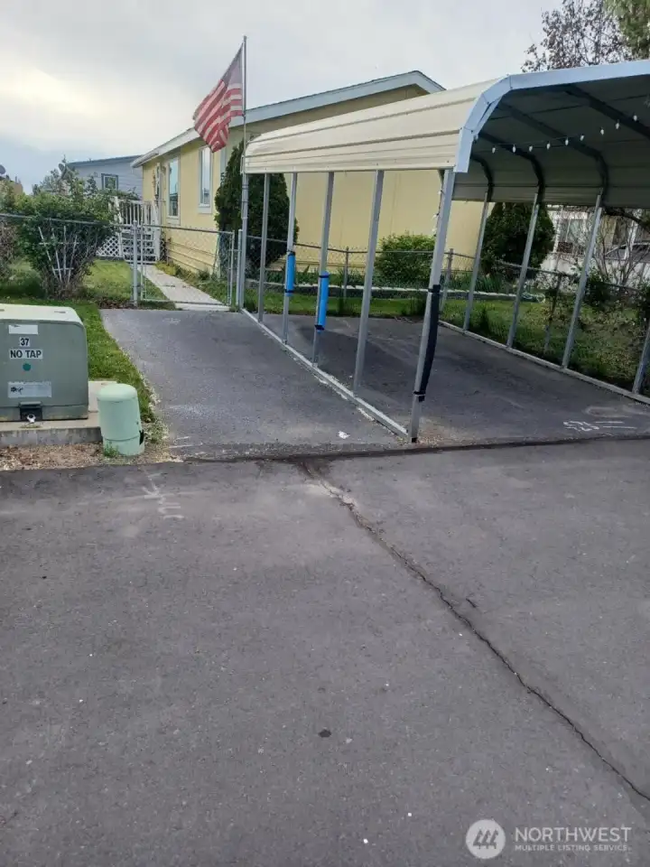 paved parking