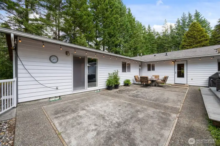 The patio and deck makes this home so perfect for entertaining outdoors this time of the year!