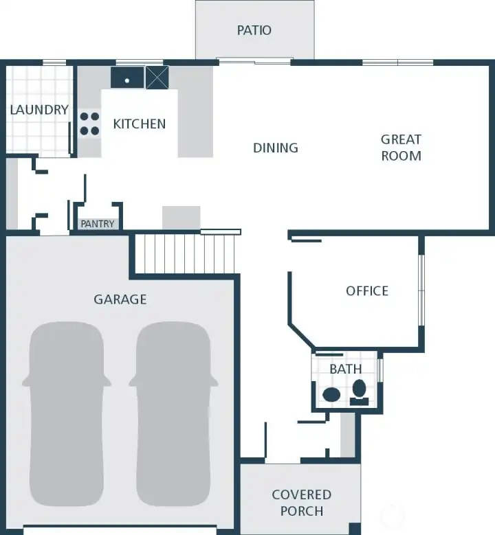 Photographs are for illustrative purposes only. Features, finishes, interior/exterior colors, landscaping and floorplan shown may vary from actual homes built