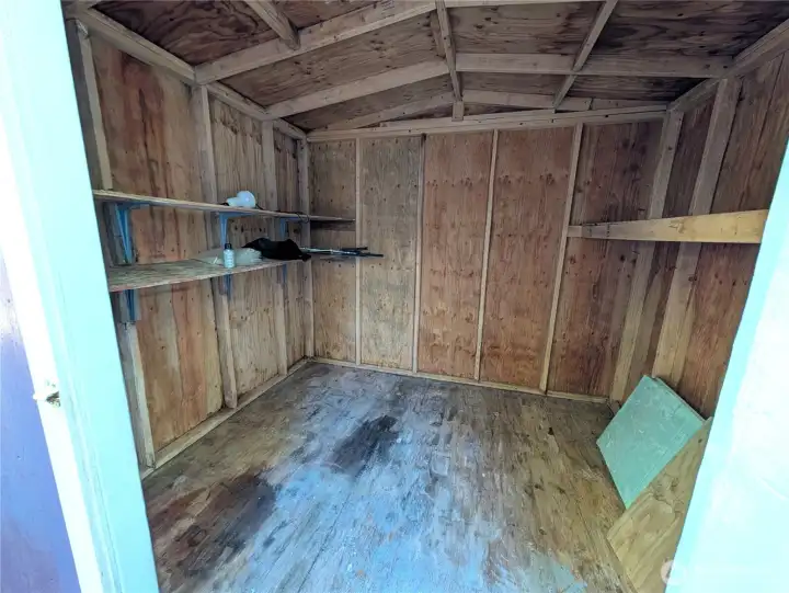 Oversized shed for all your toys!