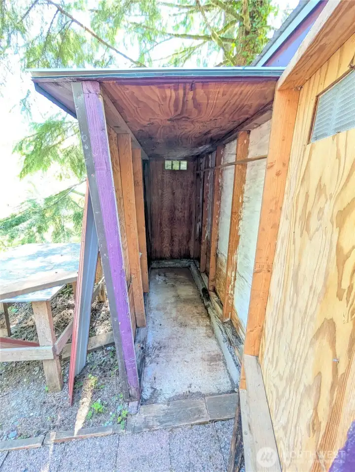 Extra storage area.