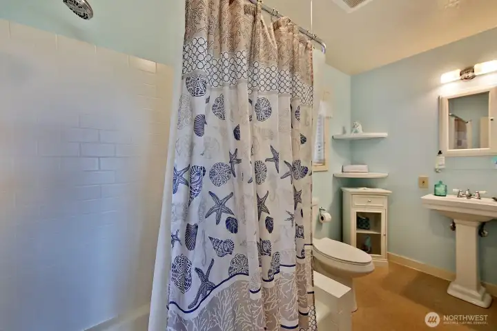 Full bath on main level Full bath on main level