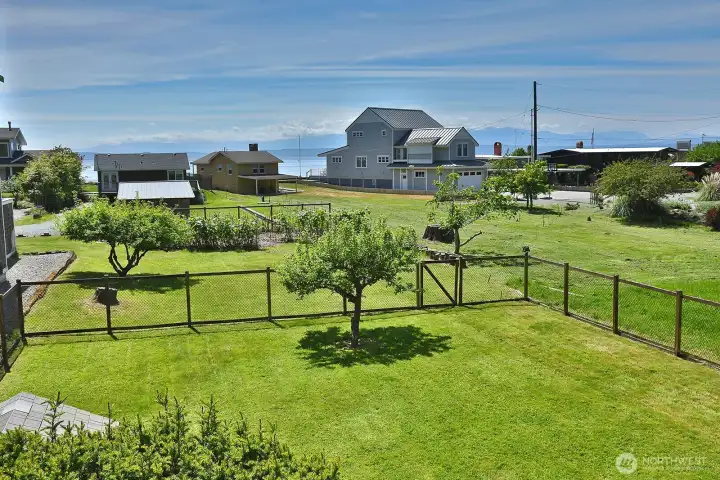 The property extends past the fenced area out to the second fence you see in photo The property extends past the fenced area out to the second fence you see in photo
