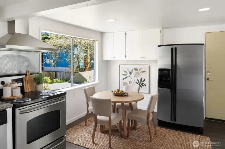 Upper Unit Kitchen  Virtually Staged