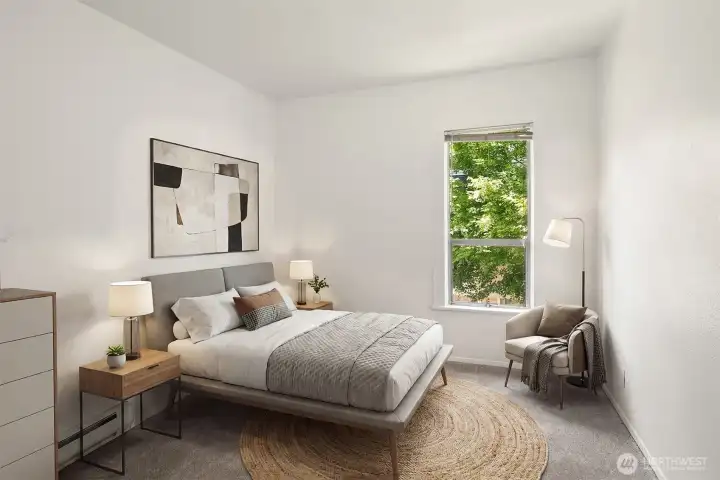 Upper Unit Bedroom