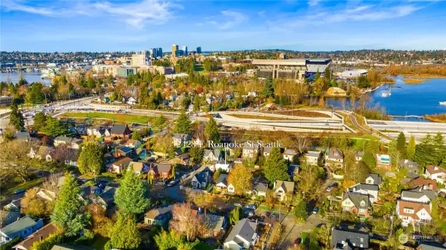 Here is another stunning view of everything surrounding your all new home in Montlake