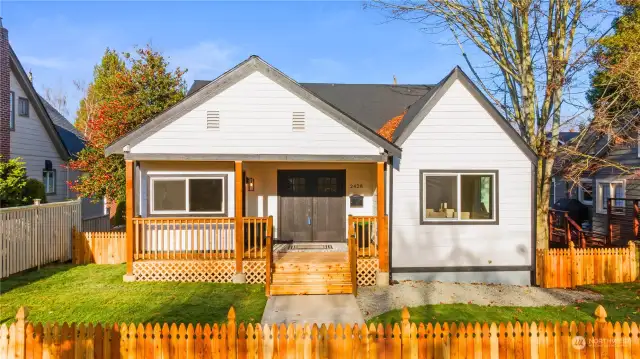 Here is front view of this stunning remodeled Tudor home waiting for you to make it yours. Dont wait to come view before its gone