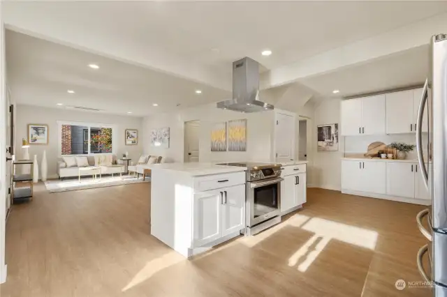 Wow hope you enjoy entertaining while you live hear.  There is room for all your guests and large kitchen for all your food and drinks