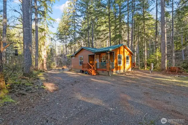 Welcome to your cabin in the woods!