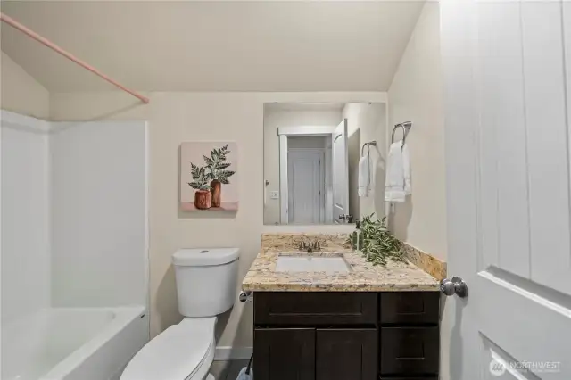 Bathroom Three on lower Level