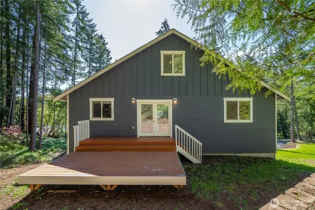 Rear Elevaton with Back Deck