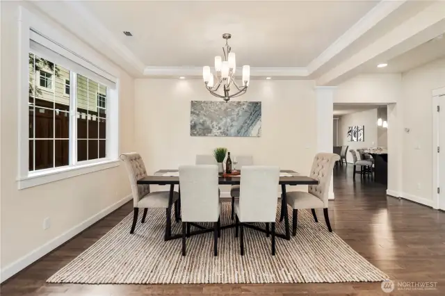 Abundant of natural light flows through the house!