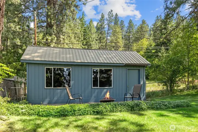 Additional one car garage offers plentiful storage space.