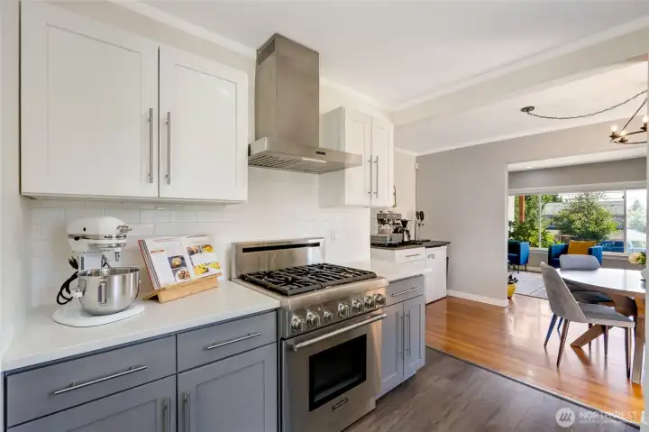 Main Level Kitchen with Thermador Range