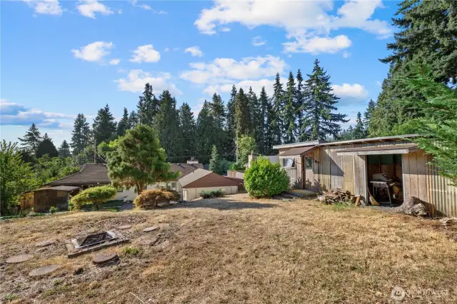 Back yard and Storage