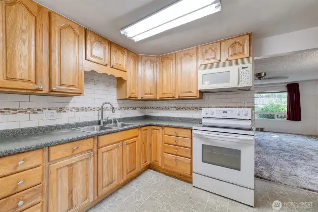 Upstairs kitchen