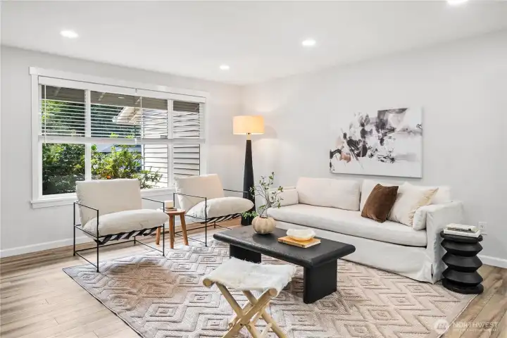 Bright and spacious living room