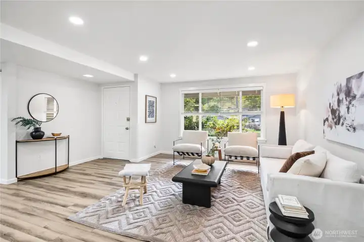 Beautiful LVP flooring throughout