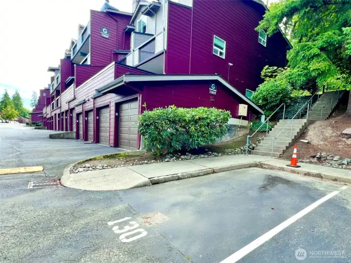 2 parking: garage + assigned spot