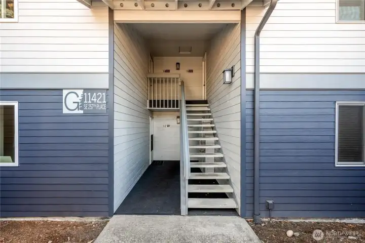 Park your car directly in front of your home and walk right into the front door...no stairs!